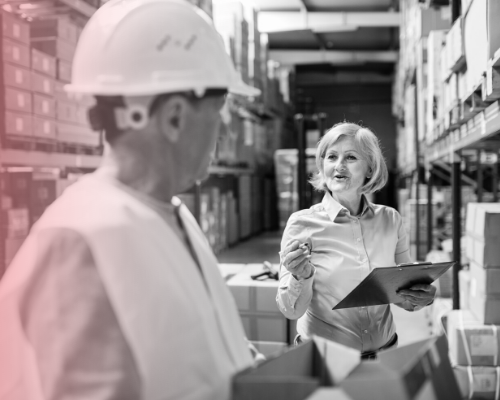 Image of managers in construction supply chain